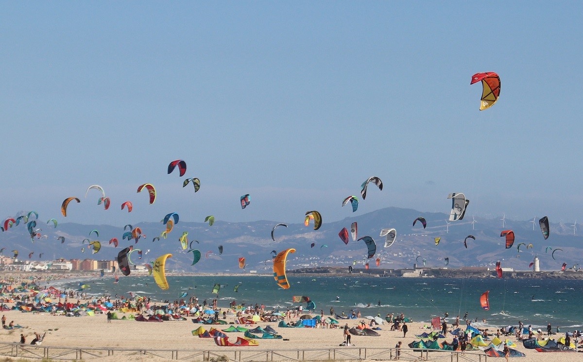 Photo of Kite surfers Paradise Tarifa august 2020 HNK