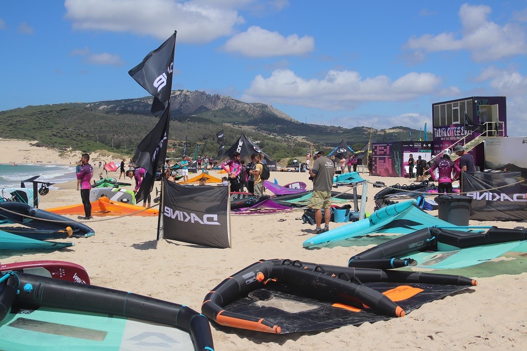 wing foil spot valdevaqueros in Tarifa Spain