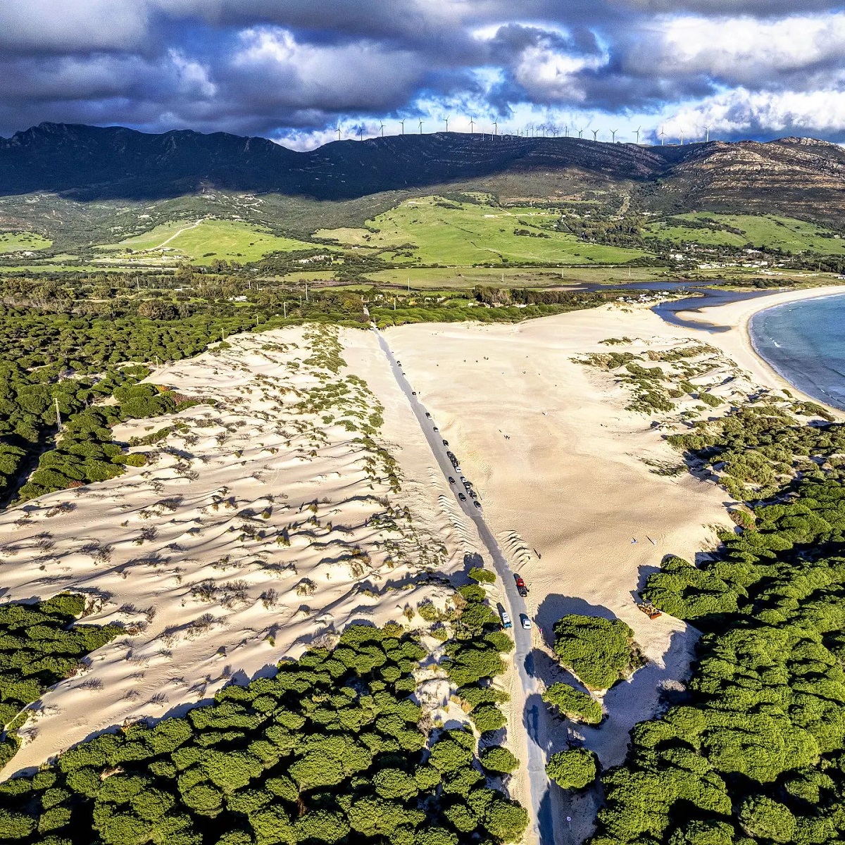 The sand dunes of Punta Paloma in Tarifa